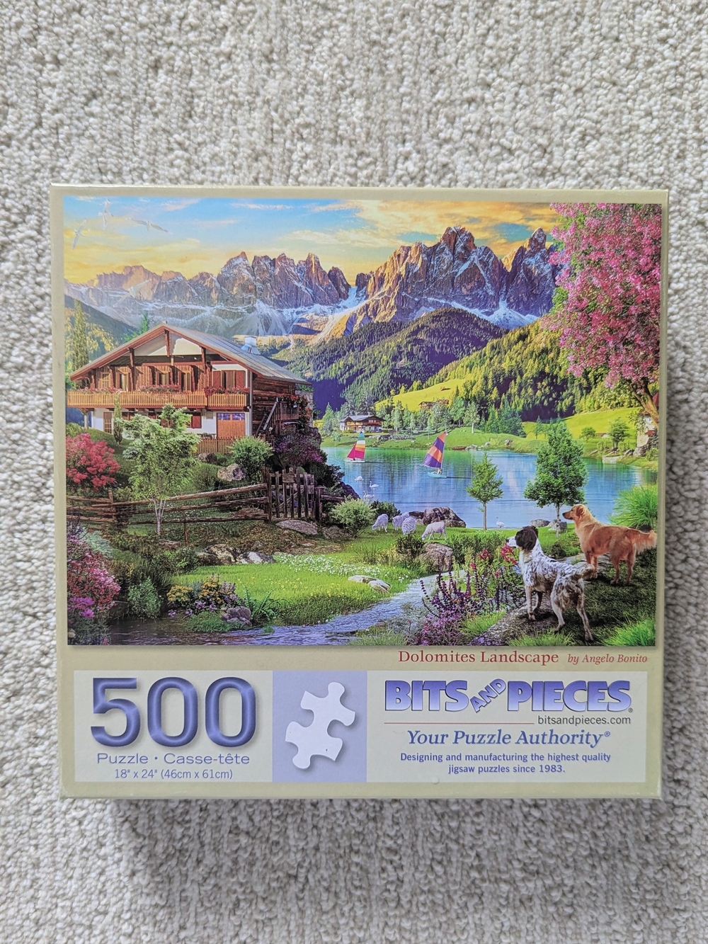 Bits and Pieces "Dolomites Landscape" 500-Piece Jigsaw Puzzle ( NEW )